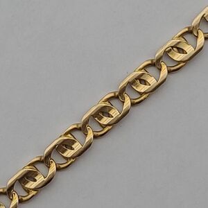 Fancy Men's Gold 14K Rare Link Bracelet 21 Grams Made in Italy 8.6 in Vintage